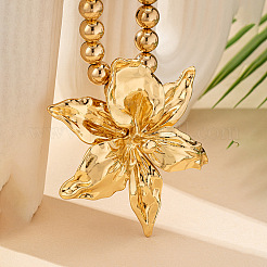 3d цветок сплав кулон круглый ccb пластиковые бусины ожерелья для женщин&nbsp;FS-WG582AE-01