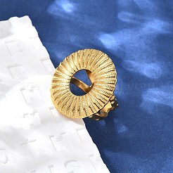 Кольцо-манжета из нержавеющей стали 304 для женщин&nbsp;RJEW-A053-06G-02