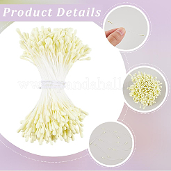 6 fascio di gesso con anima di fiori artificiali in cordino di cotone&nbsp;DIY-GF0014-10A