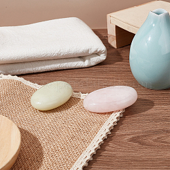 2 шт. 2 стиля натурального розового кварца и змеевикового массажного инструмента&nbsp;MRMJ-NB0001-20