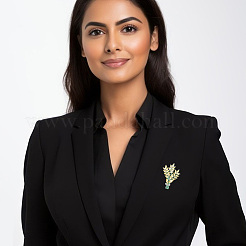 Эмалевые булавки лавандового цвета&nbsp;JEWB-WH20013-001G-02