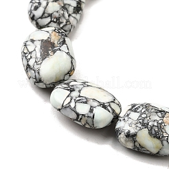 Синтетических нитей бирюзовые бусы&nbsp;G-F791-F01-01