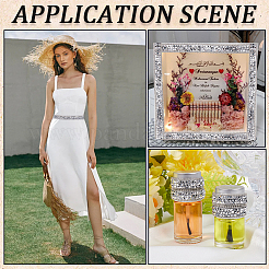 5 ярд самоклеящейся смоляной ленты со стразами&nbsp;DIY-SP0002-49D