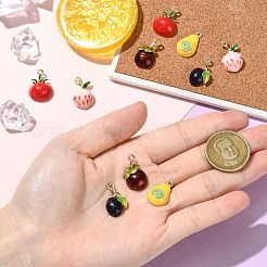 10шт 5 стиля подвески из сплава с эмалью&nbsp;ENAM-CJ0007-21