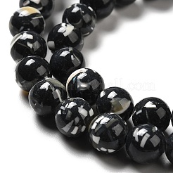 Fili di perle sintetiche turchesi e conchiglie montate&nbsp;G-D482-01D