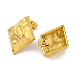 Серьги-гвоздики из нержавеющей стали 304 с ионным покрытием (IP)&nbsp;EJEW-H013-25G