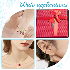 80 шт. 5 подвески из сплава фруктов с эмалью&nbsp;PALLOY-HY00076