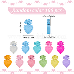 100шт окрашенные распылением бусины из сплава&nbsp;FIND-SC0011-20