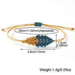 Verstellbare geflochtene Armbänder aus Stoffkordel für Freundschaftspaare&nbsp;PS7089-1