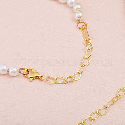 Латунный удлинитель цепочки в форме сердца&nbsp;FIND-CA00001