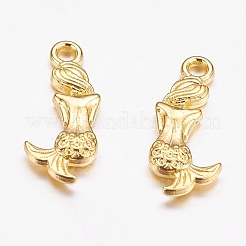 Тибетском стиле сплава русалка подвески&nbsp;LS-TIBEP-5402-G-FF