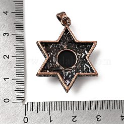 Подвески в виде звезды Давида из натуральных и синтетических камней.&nbsp;G-A297-06R