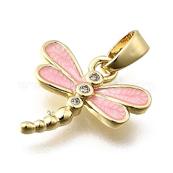 Латунные микро проложить кубического циркония подвески&nbsp;KK-P336-42G-01