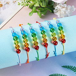 6шт. браслеты из стеклянных бусин&nbsp;BJEW-TAC0038