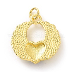 Подвески из латуни с эмалью в стойку&nbsp;KK-C008-14G-06