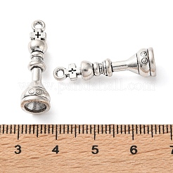Tibetischer stil Aluminium Anhänger & Charms&nbsp;FIND-E061-01AS-C