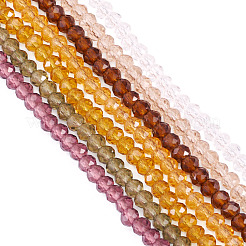 7 нить нити стеклянных бусин 7 цветов&nbsp;EGLA-TA0013-22