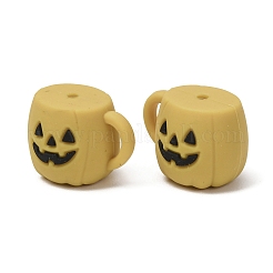 Halloween lebensmittelechte umweltfreundliche Silikon-Focal-Perlen&nbsp;SL-CBAECCD-03C