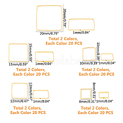 Латунные соединительные колечки&nbsp;KK-PH0036-47