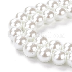 Экологичные стеклянные жемчужные бусины&nbsp;LS-HY-J002-8mm-HX048