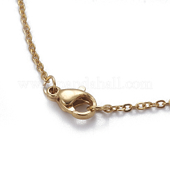 Colliers pendentifs en acier inoxydable 304&nbsp;NJEW-E141-29