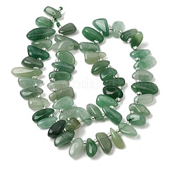 Cuentas de aventurina verde natural hebras&nbsp;GG-CBADF20-A09