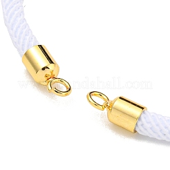 Fabrication de bracelets en cordons de nylon adaptés aux breloques de connecteur&nbsp;AJEW-P116-02G-17