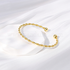 Витые латунные браслеты-манжеты&nbsp;YN8277