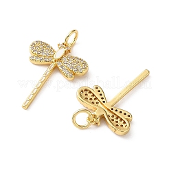 Pendentifs en laiton zircon cubique transparent&nbsp;CU-CBA03AF-08G-02