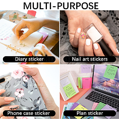 8 лист 4 стиля лазерный узор в виде сердца наклейки для ногтей&nbsp;DIY-CY0001-90