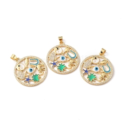 Стойки обшивки латунь микро проложить Циркон подвеску&nbsp;KK-F852-14G