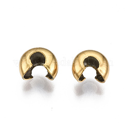 Крышки для обжимных бусин из нержавеющей стали 304&nbsp;X-STAS-S117-012B