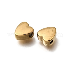 Perles d'espacement en acier inoxydable 304 pour la Saint-Valentin&nbsp;STAS-L315-075G-02