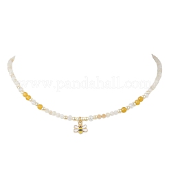 Подвеска в виде пчелы из сплава эмали&nbsp;NJEW-JN05735