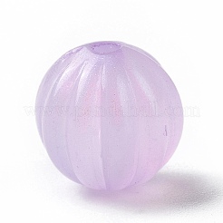 Светящиеся акриловые бусины&nbsp;X-OACR-E010-17