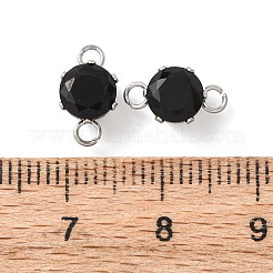 304 Edelstahl Micro Pave Zirkonia Verbindungsstück Charms&nbsp;X-STAS-H240-50P-11