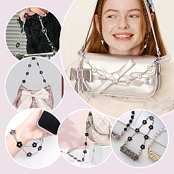 5 шт. 5 цвета сплава эмали телефон ремешок цепи для руки&nbsp;AJEW-PH0006-53