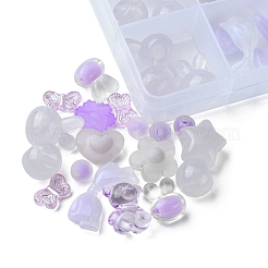 Прозрачные непрозрачные акриловые бусины&nbsp;OACR-FS0001-80