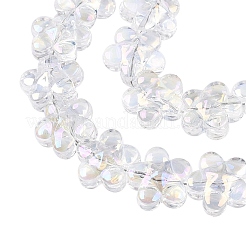 Стеклянные бусины с гальваническим покрытием &nbsp;EGLA-T028-02A