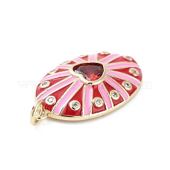 Покрытие стойки латунь микропаве прозрачные подвески из кубического циркония&nbsp;X-KK-H474-23G-04