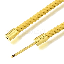 Fabrication de colliers en cordon Milan en nylon rond de 3 mm&nbsp;NJEW-H091-01G-31