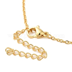 Латунные микропаве прозрачные кубические цирконии подвески для девочек и мальчиков на день святого валентина&nbsp;LS-NJEW-K381-01A-G