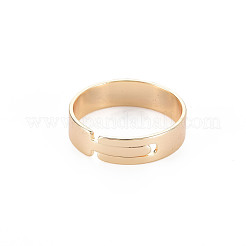 Einstellbare Fingerringeinstellungen aus Messing&nbsp;KK-N232-289LG