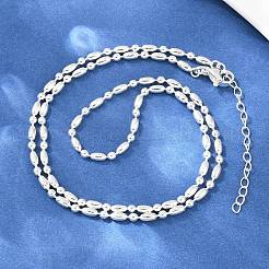 Латунные цепочки с шариками толщиной 2.2 мм для мужчин и женщин&nbsp;NJEW-L012-06S