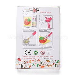 Diy kits de pegatinas de pintura de diamantes para niños&nbsp;DIY-WH0168-57