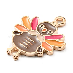 Подвески из сплава с эмалью ко дню благодарения&nbsp;ENAM-D060-03H-KCG