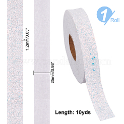 Rubans en polyester de 10 m avec poudre de paillettes&nbsp;OCOR-WH0046-55