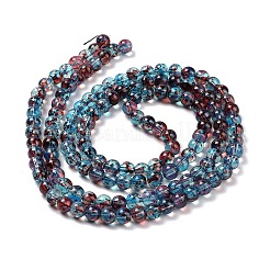 Выпечка окрашенные стеклянные бусины пряди&nbsp;X-DGLA-Q023-6mm-DB69