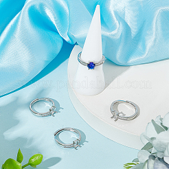 4 Stück verstellbare Messing-Pad-Ring-Einstellungen&nbsp;KK-BBC0011-83