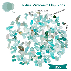 Amazonite naturale di chip perline&nbsp;G-SC0001-82